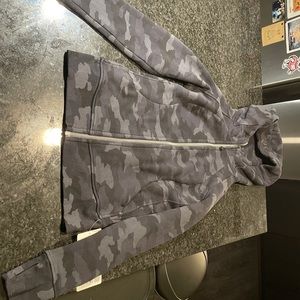 Lululemon Scuba Full Zip Hoodie - Dark Camo Size 6